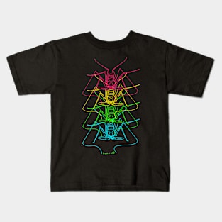 Whip spider (Amblypygi) rainbow Kids T-Shirt